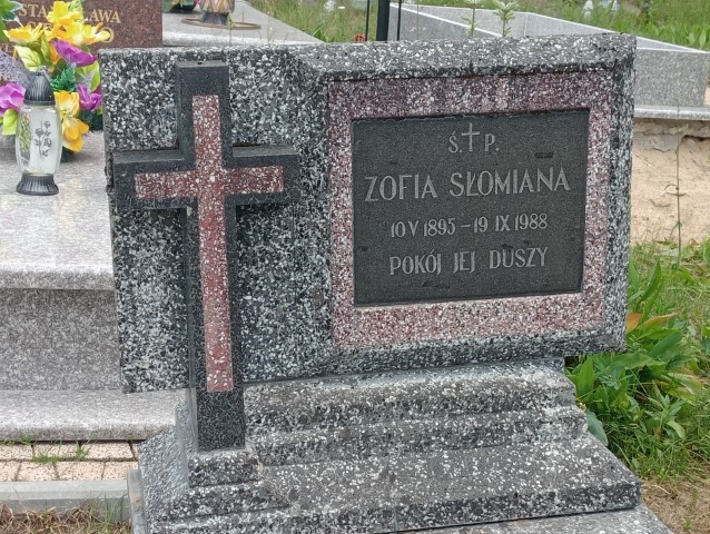 Zofia Słomiana 1895 Domostawa - Grobonet - Wyszukiwarka osób pochowanych